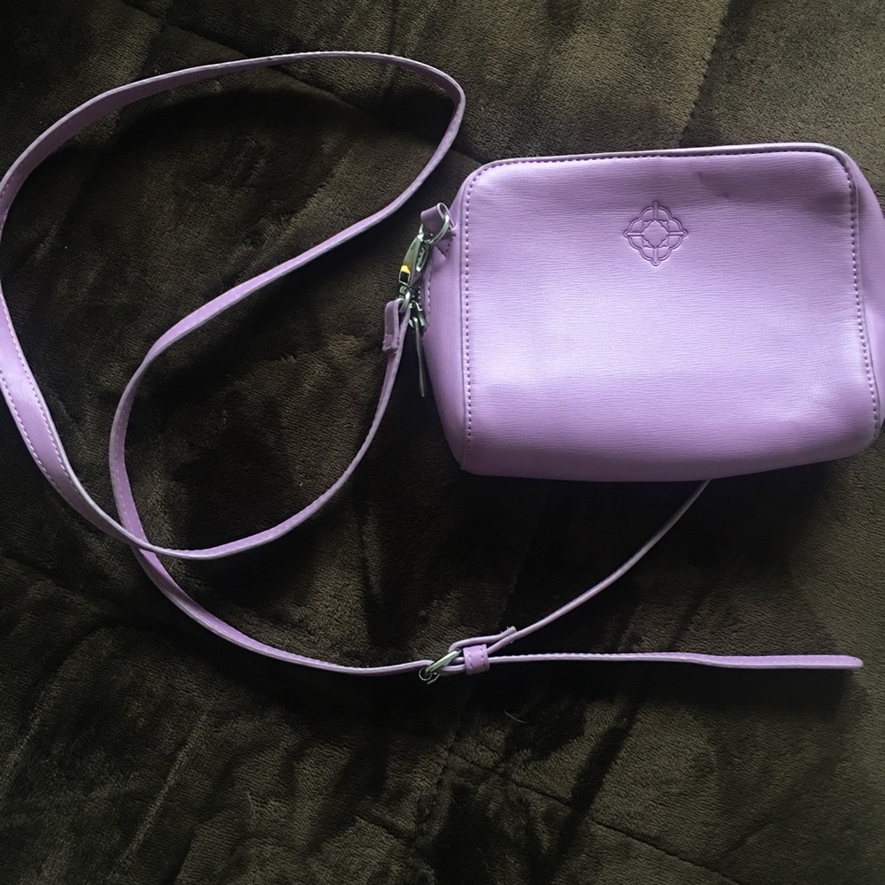 MINI CROSSBODY, Lavender w. Silver Closures